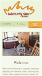 Mobile Screenshot of dancingsuncabins.com